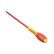 史丹利绝缘螺丝批，双色柄十字型，#1 X 100，65-415-14